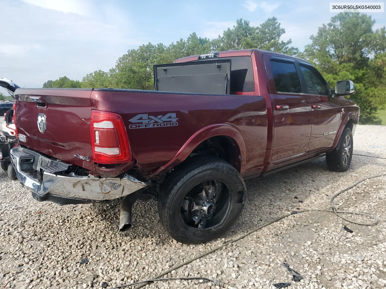 2019 Ram 2500 Longhorn VIN: 3C6UR5GL5KG540003 Lot: 63615844