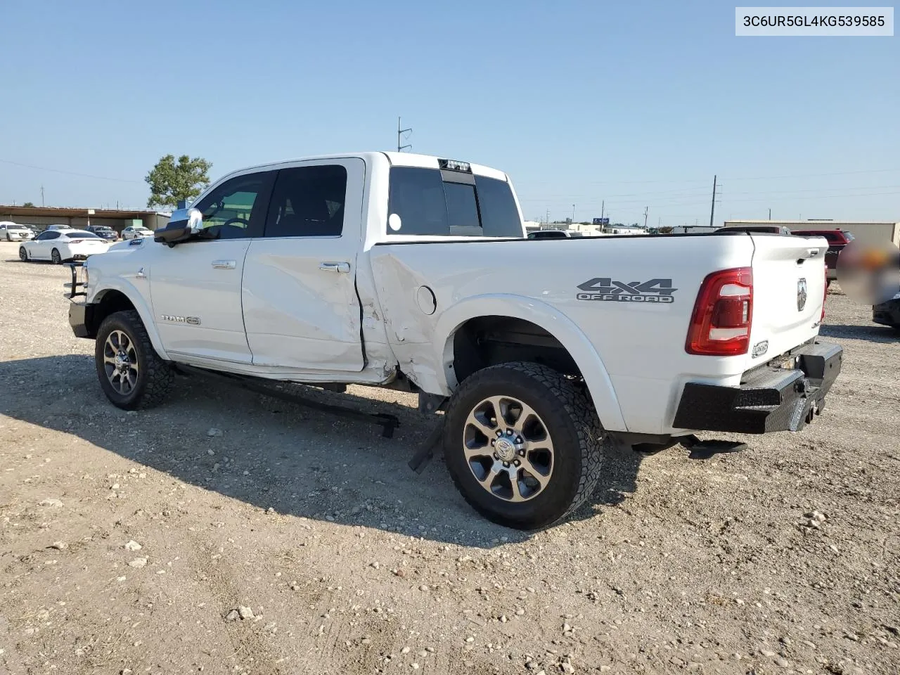 2019 Ram 2500 Longhorn VIN: 3C6UR5GL4KG539585 Lot: 66496894