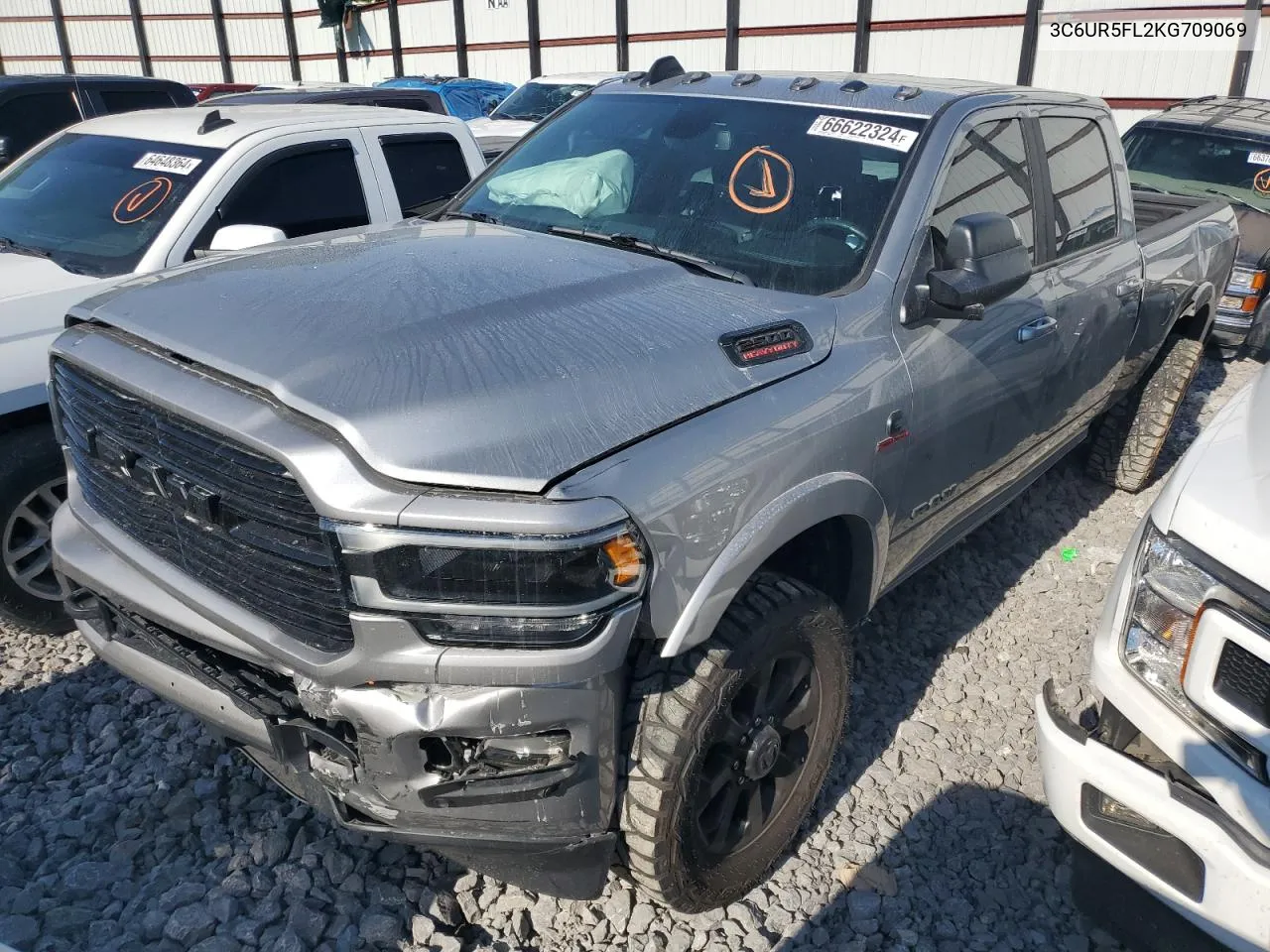 2019 Ram 2500 Laramie VIN: 3C6UR5FL2KG709069 Lot: 66622324