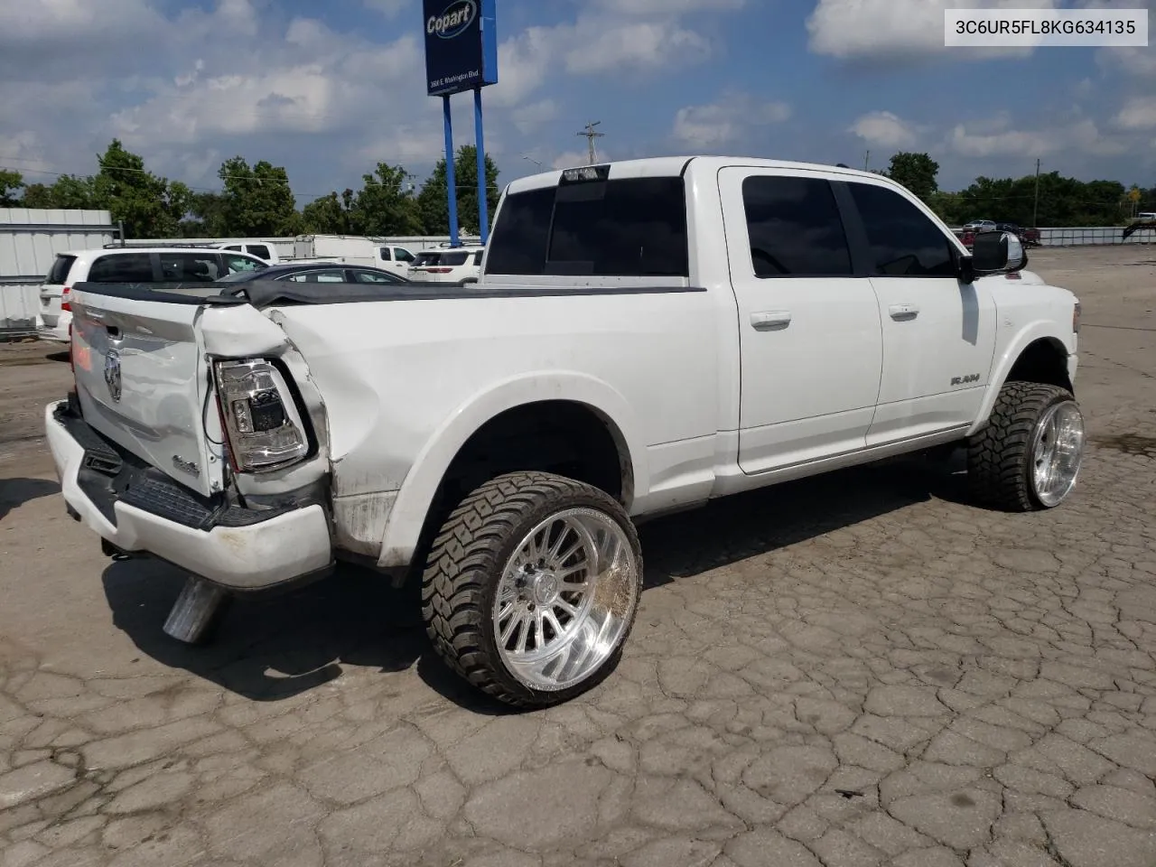 2019 Ram 2500 Laramie VIN: 3C6UR5FL8KG634135 Lot: 69003224