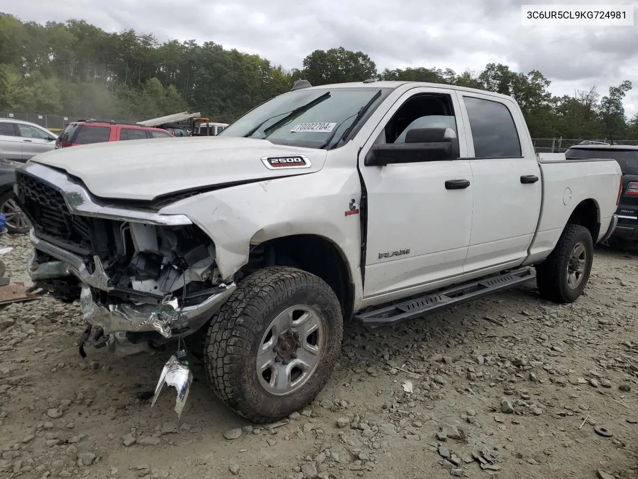 2019 Ram 2500 Tradesman VIN: 3C6UR5CL9KG724981 Lot: 70002704