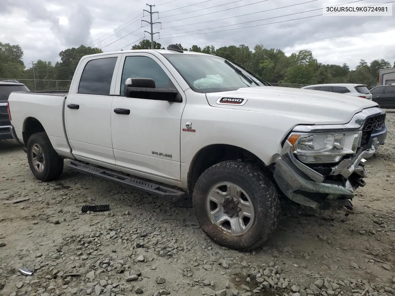 2019 Ram 2500 Tradesman VIN: 3C6UR5CL9KG724981 Lot: 70002704