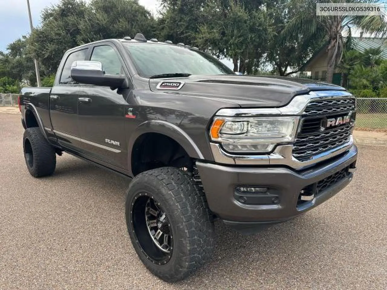 2019 Ram 2500 Limited VIN: 3C6UR5SL0KG539316 Lot: 70014434