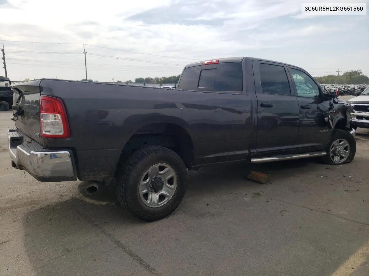 2019 Ram 2500 Tradesman VIN: 3C6UR5HL2KG651560 Lot: 70237924