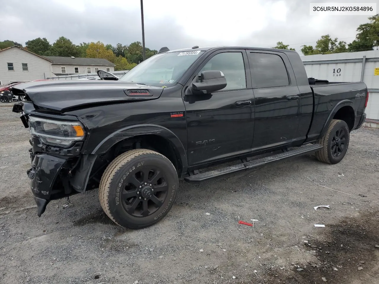 2019 Ram 2500 Laramie VIN: 3C6UR5NJ2KG584896 Lot: 71795504