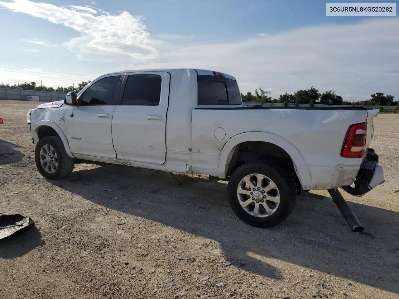 2019 Ram 2500 Laramie VIN: 3C6UR5NL8KG520282 Lot: 71922474