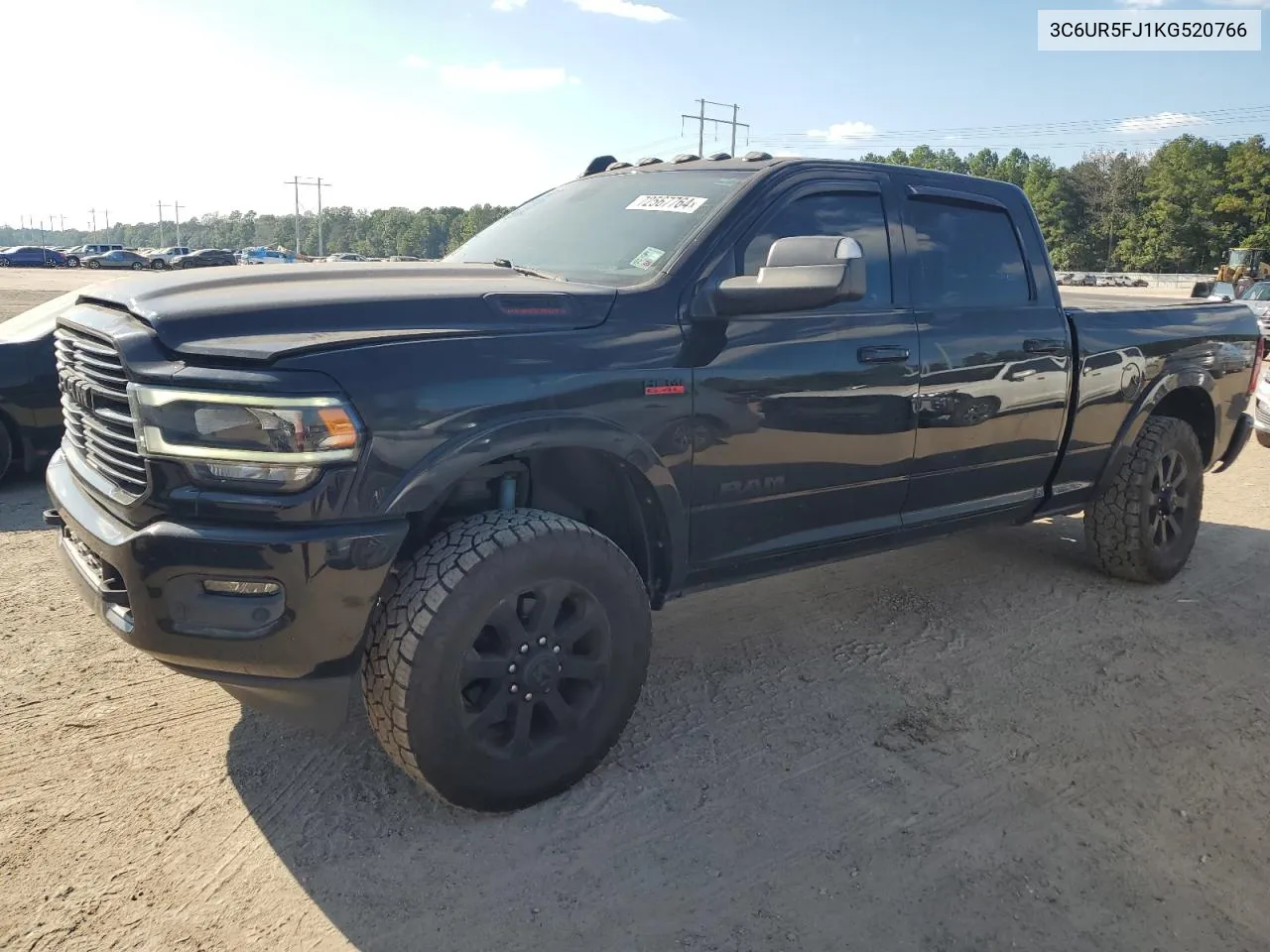 2019 Ram 2500 Laramie VIN: 3C6UR5FJ1KG520766 Lot: 72567764