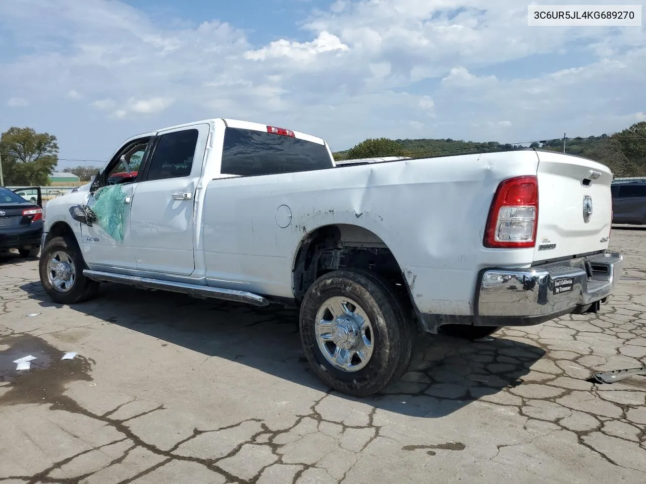 2019 Ram 2500 Big Horn VIN: 3C6UR5JL4KG689270 Lot: 72727384