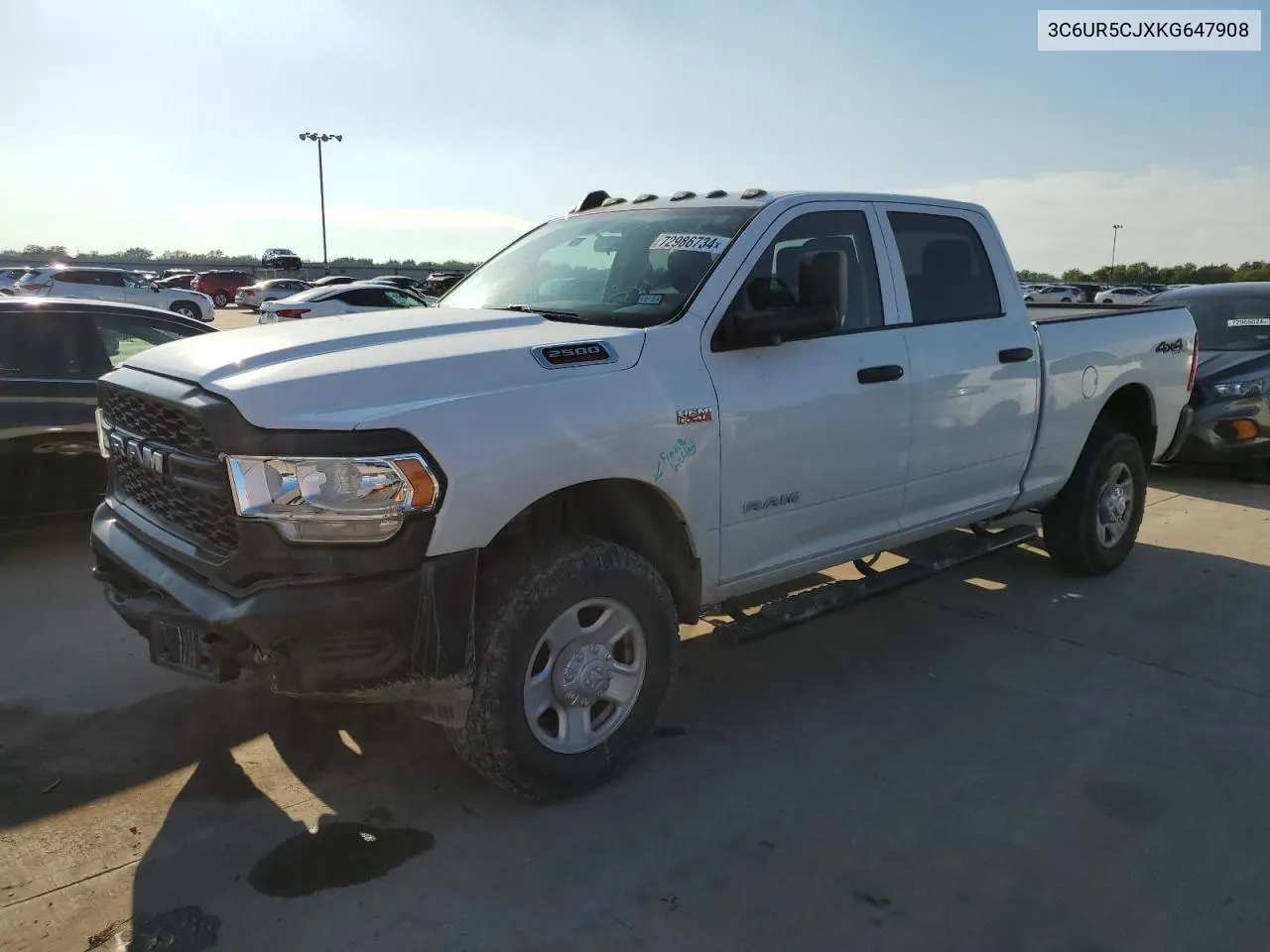 2019 Ram 2500 Tradesman VIN: 3C6UR5CJXKG647908 Lot: 72986734