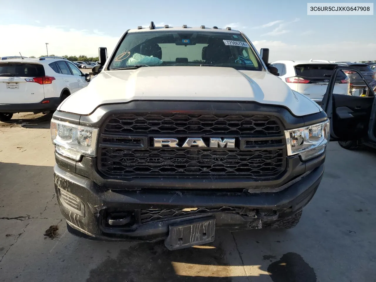 2019 Ram 2500 Tradesman VIN: 3C6UR5CJXKG647908 Lot: 72986734