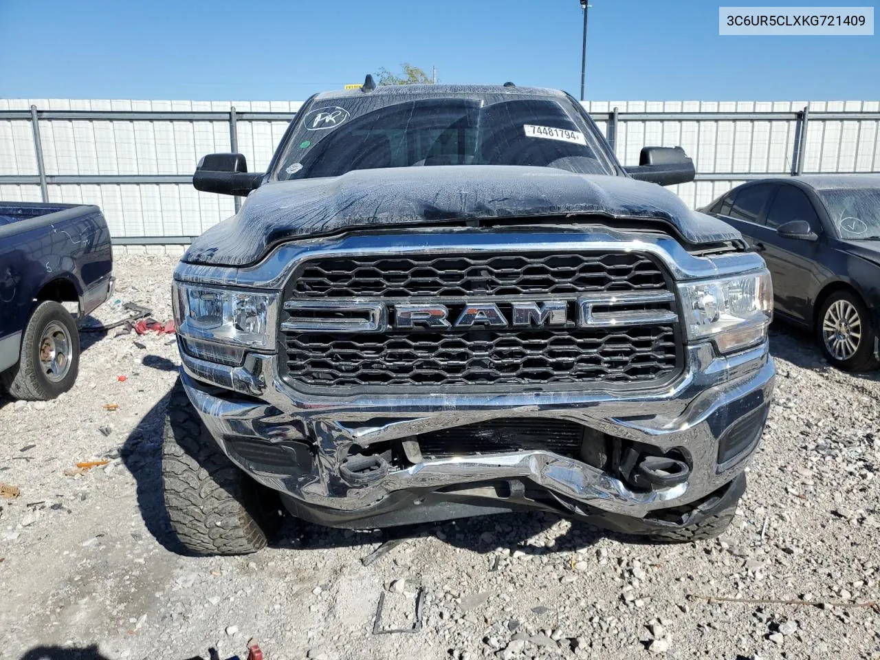 2019 Ram 2500 Tradesman VIN: 3C6UR5CLXKG721409 Lot: 74481794