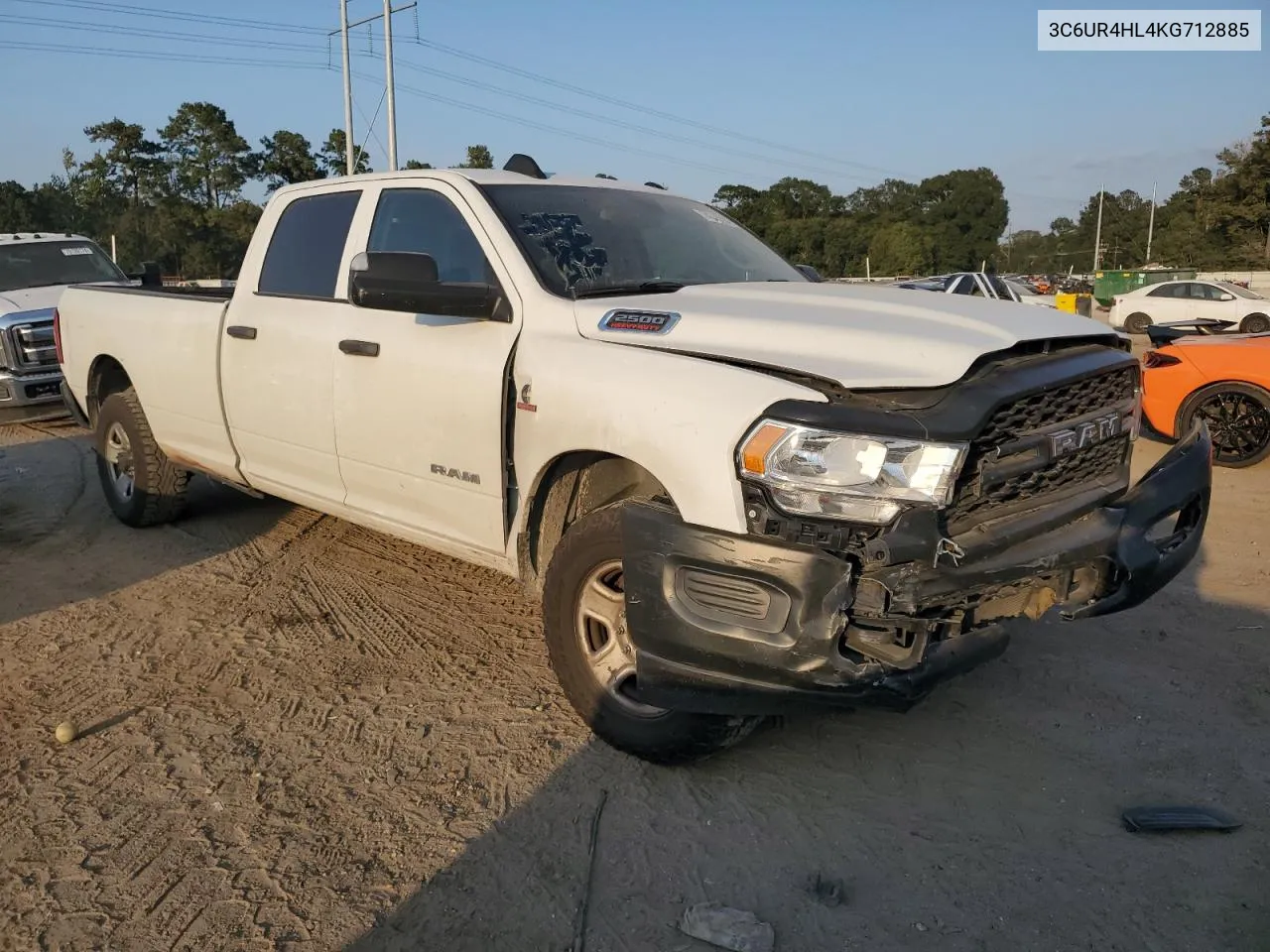 2019 Ram 2500 Tradesman VIN: 3C6UR4HL4KG712885 Lot: 74555284