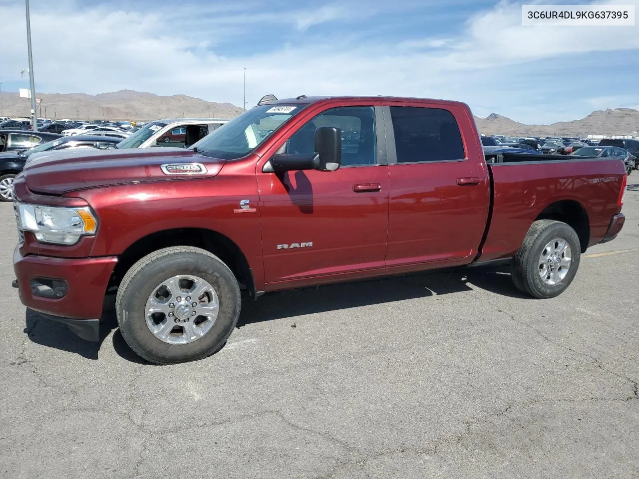 2019 Ram 2500 Big Horn VIN: 3C6UR4DL9KG637395 Lot: 74845744