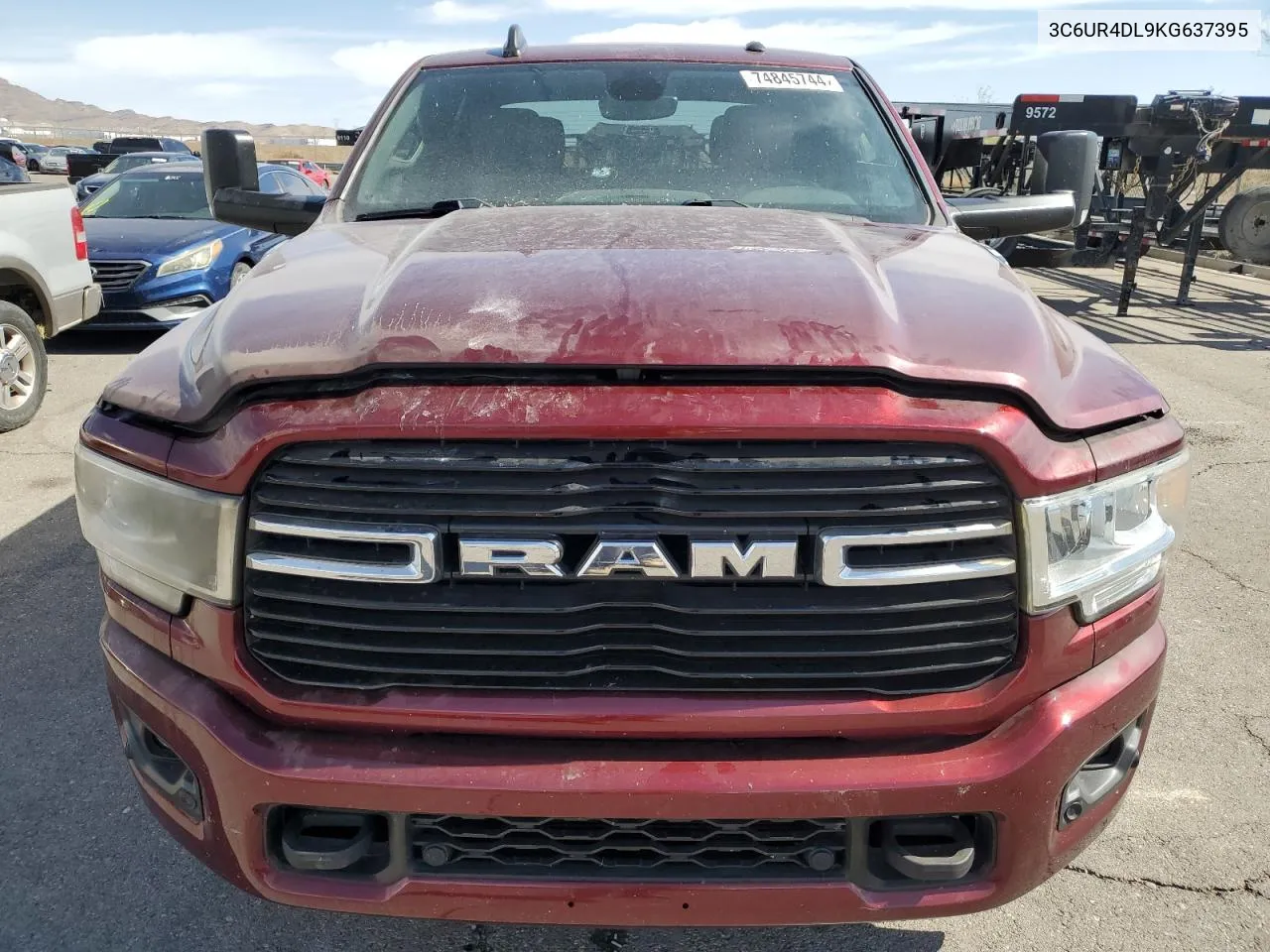 2019 Ram 2500 Big Horn VIN: 3C6UR4DL9KG637395 Lot: 74845744