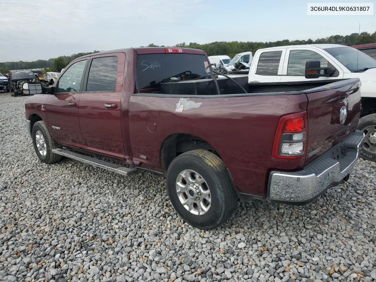 2019 Ram 2500 Big Horn VIN: 3C6UR4DL9KG631807 Lot: 75129044