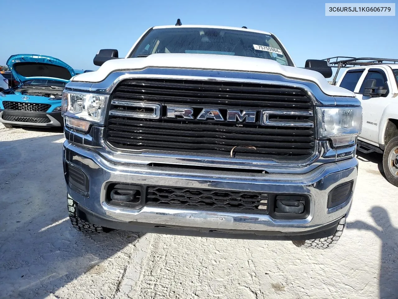 2019 Ram 2500 Big Horn VIN: 3C6UR5JL1KG606779 Lot: 75755984