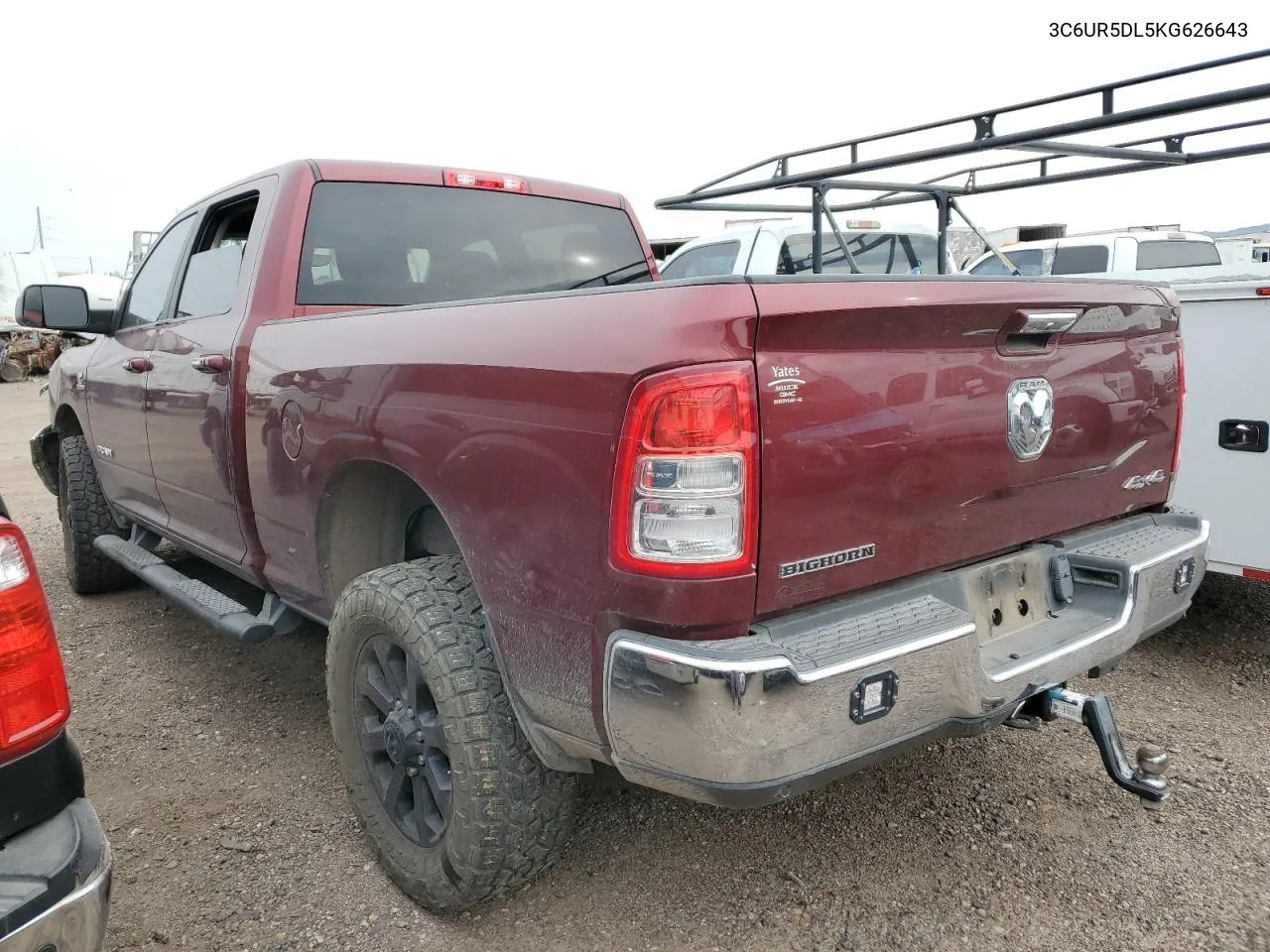 2019 Ram 2500 Big Horn VIN: 3C6UR5DL5KG626643 Lot: 78104353