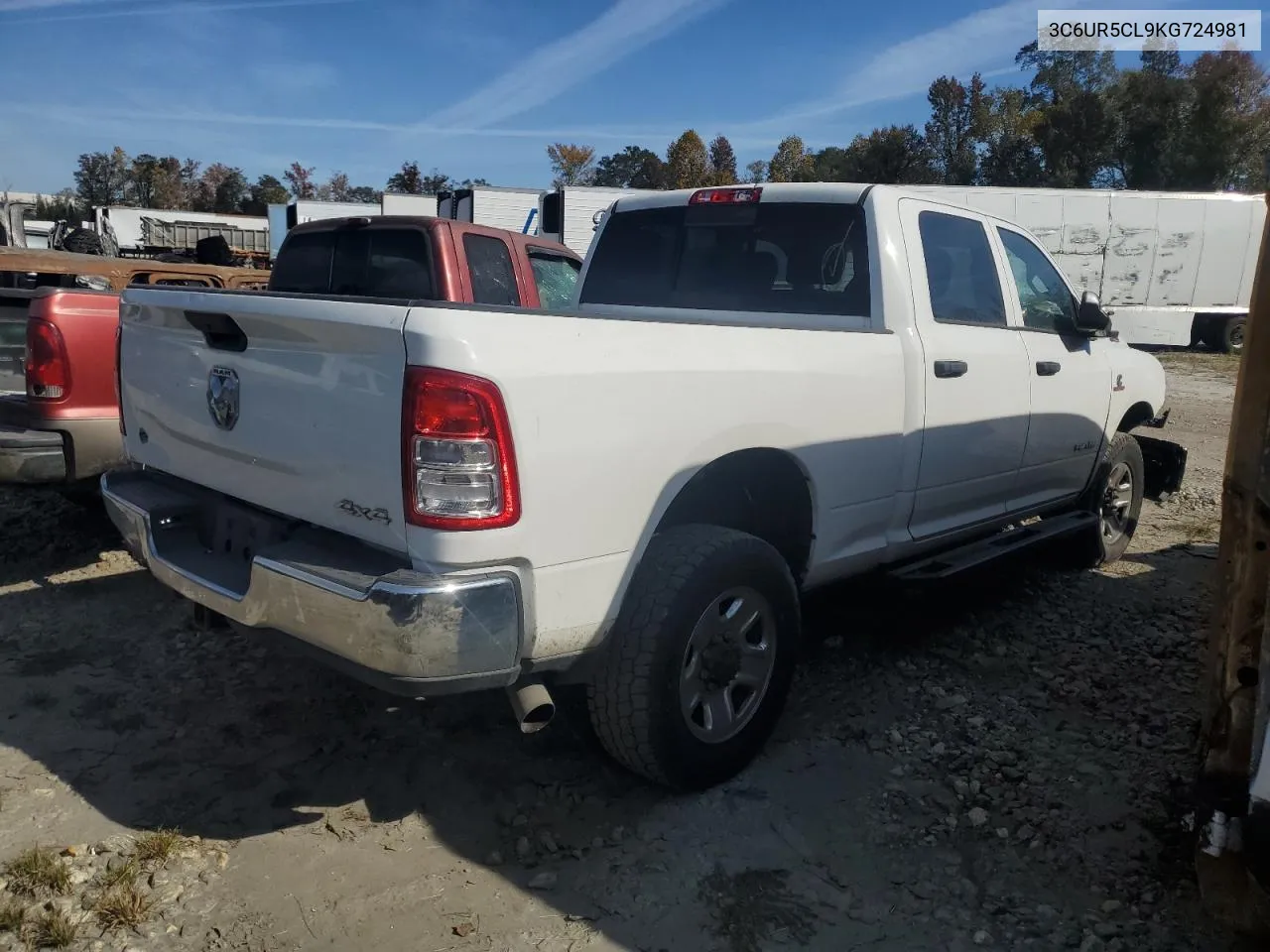 3C6UR5CL9KG724981 2019 Ram 2500 Tradesman