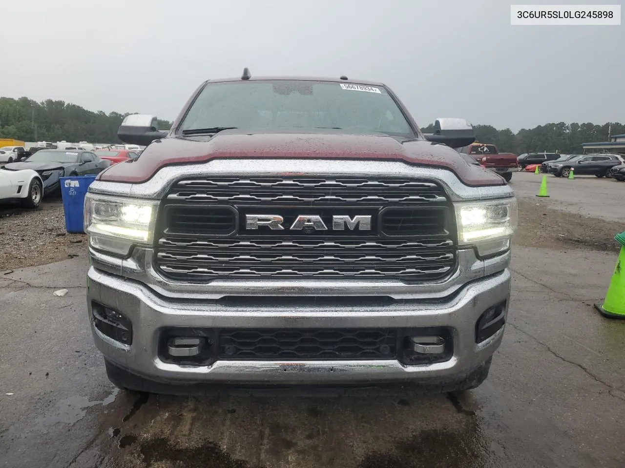 2020 Ram 2500 Limited VIN: 3C6UR5SL0LG245898 Lot: 56678934