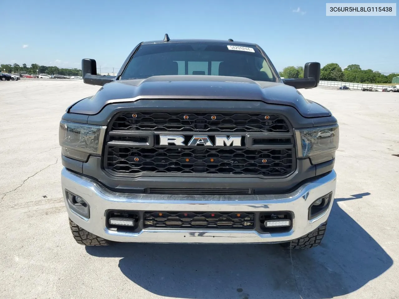 2020 Ram 2500 Tradesman VIN: 3C6UR5HL8LG115438 Lot: 58209244