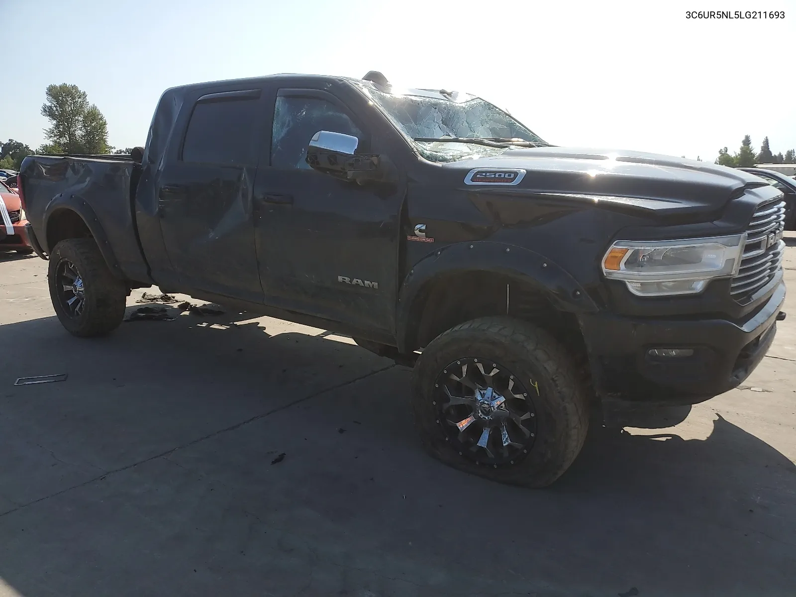 2020 Ram 2500 Laramie VIN: 3C6UR5NL5LG211693 Lot: 61307514