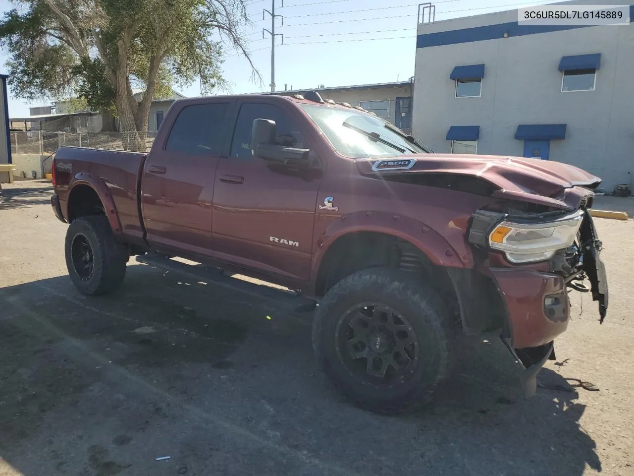 2020 Ram 2500 Big Horn VIN: 3C6UR5DL7LG145889 Lot: 62140214