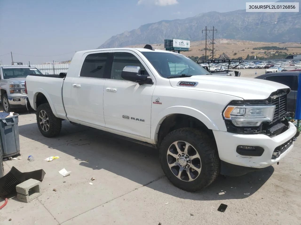 2020 Ram 2500 Longhorn VIN: 3C6UR5PL2LG126856 Lot: 63001404