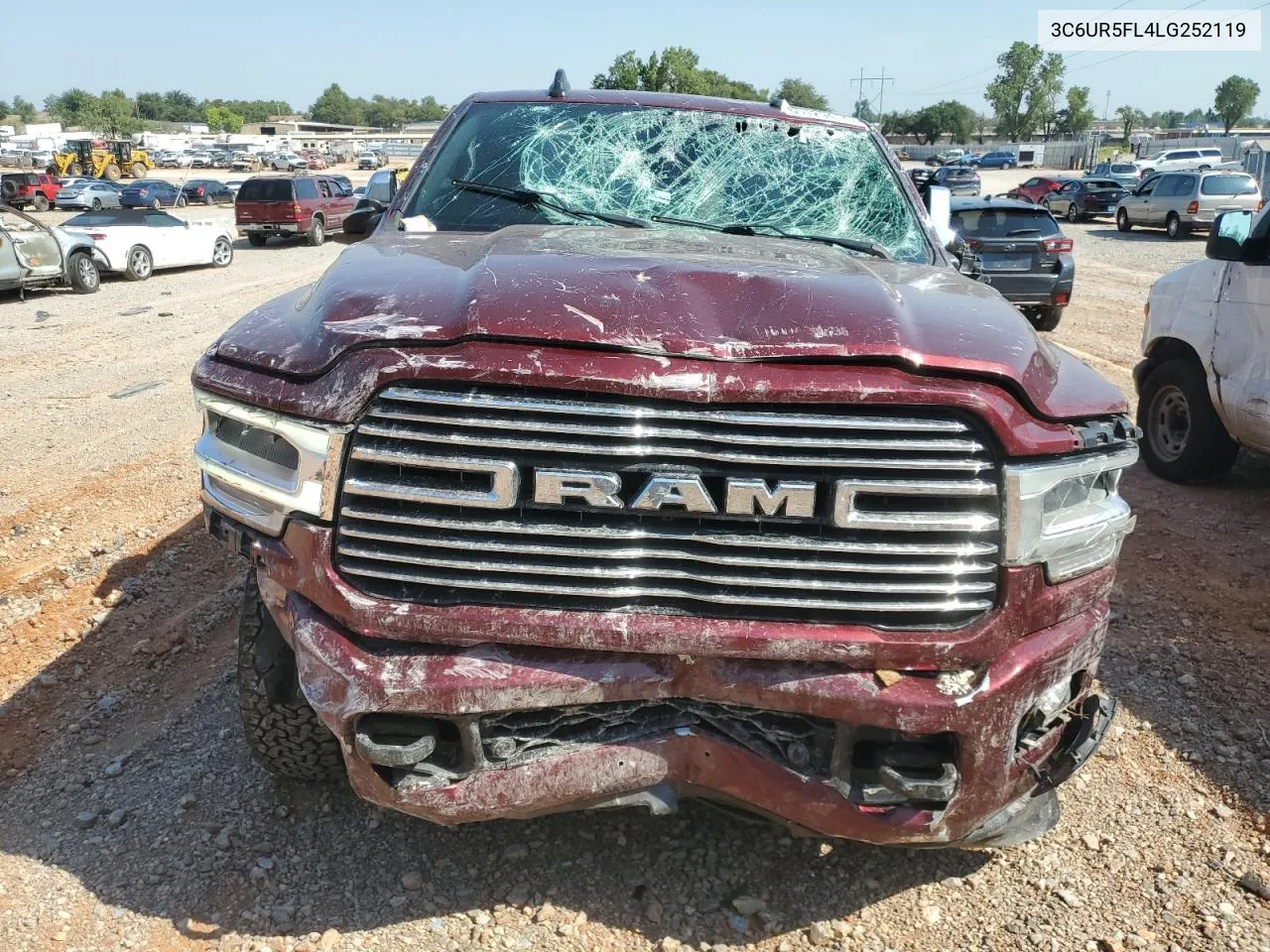 2020 Ram 2500 Laramie VIN: 3C6UR5FL4LG252119 Lot: 65129414