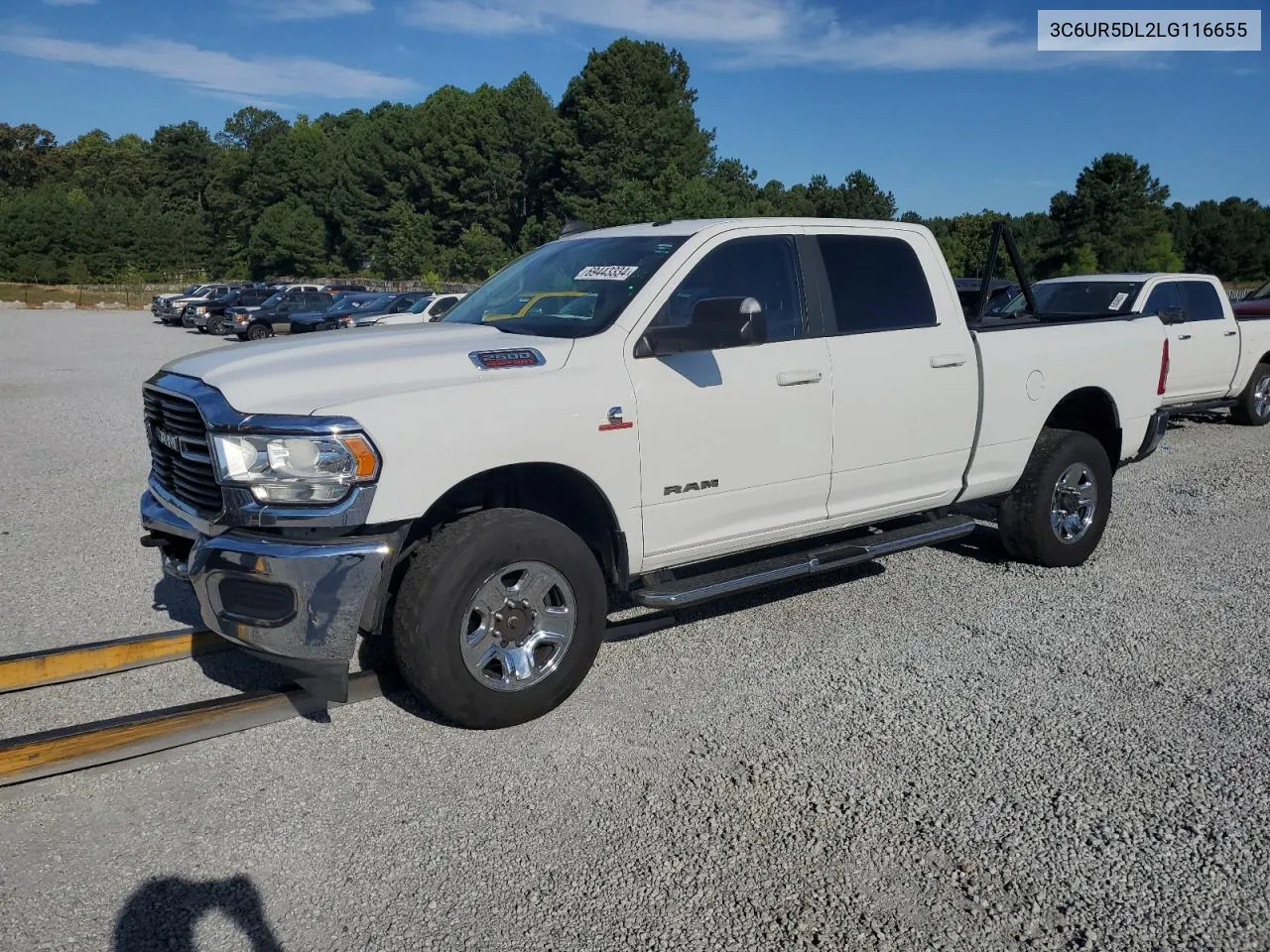 2020 Ram 2500 Big Horn VIN: 3C6UR5DL2LG116655 Lot: 69443334