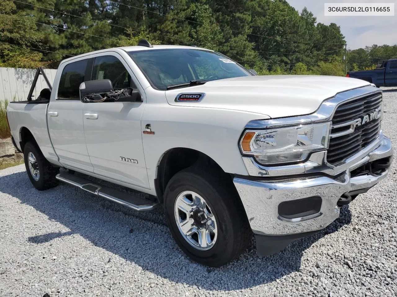 2020 Ram 2500 Big Horn VIN: 3C6UR5DL2LG116655 Lot: 69443334