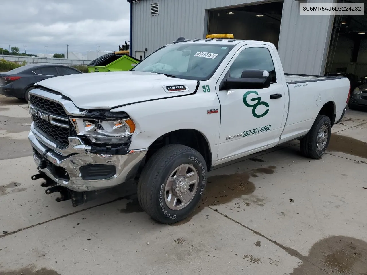 2020 Ram 2500 Tradesman VIN: 3C6MR5AJ6LG224232 Lot: 69490194