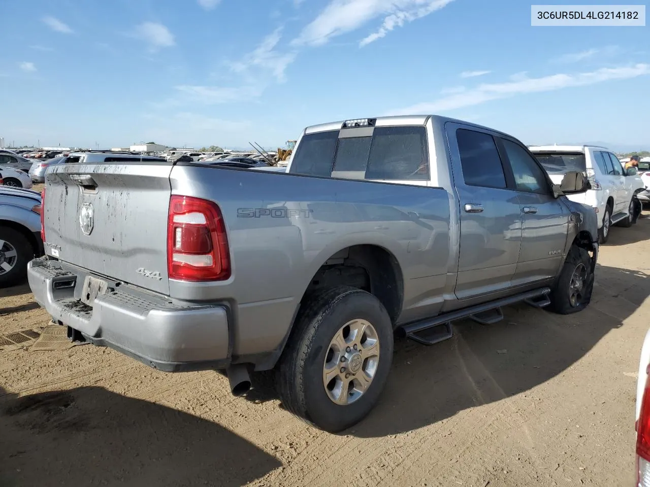 2020 Ram 2500 Big Horn VIN: 3C6UR5DL4LG214182 Lot: 69582214