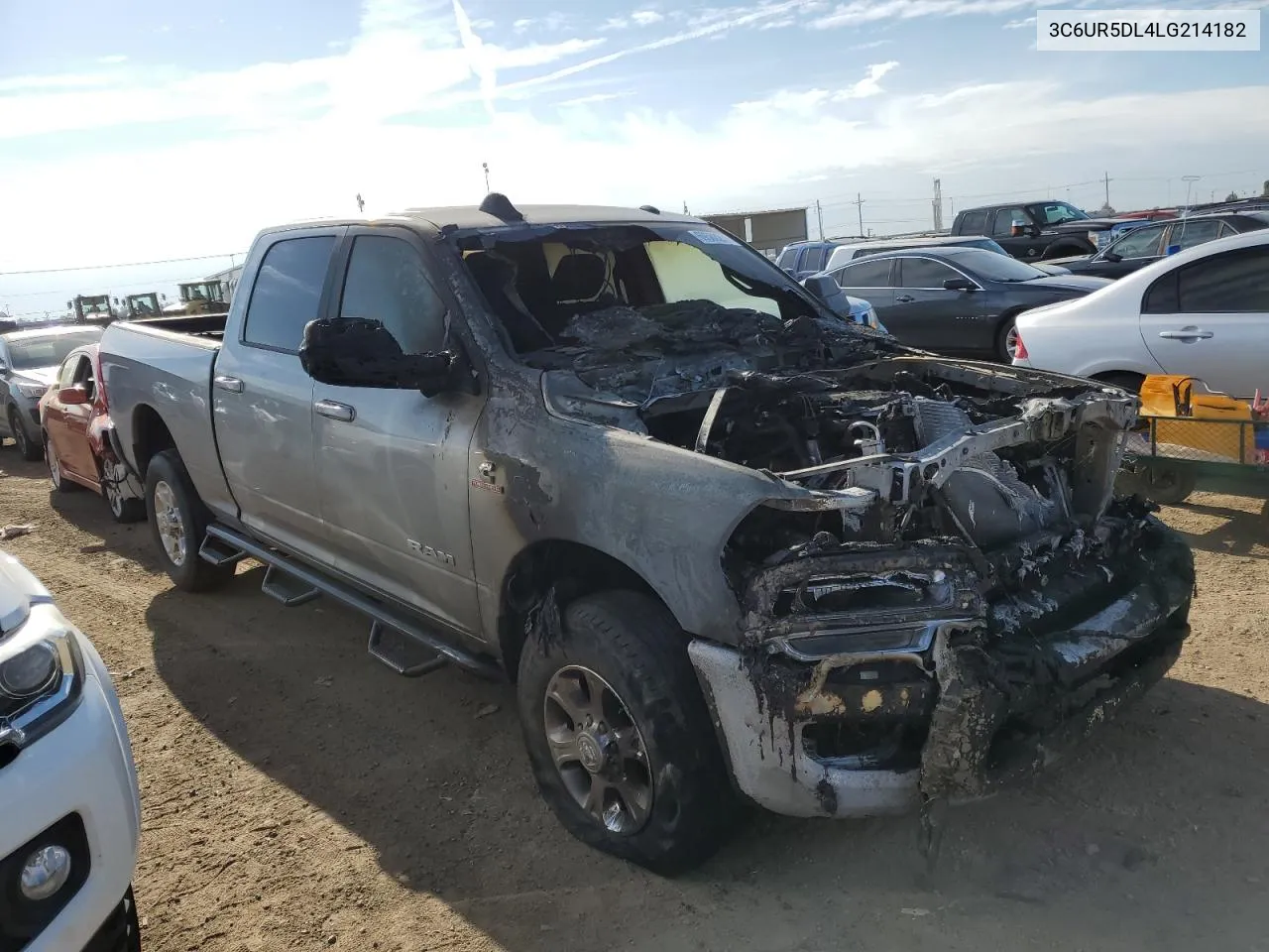 2020 Ram 2500 Big Horn VIN: 3C6UR5DL4LG214182 Lot: 69582214