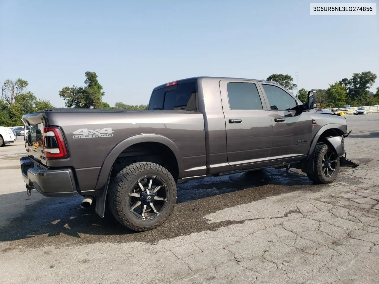 2020 Ram 2500 Laramie VIN: 3C6UR5NL3LG274856 Lot: 70245564