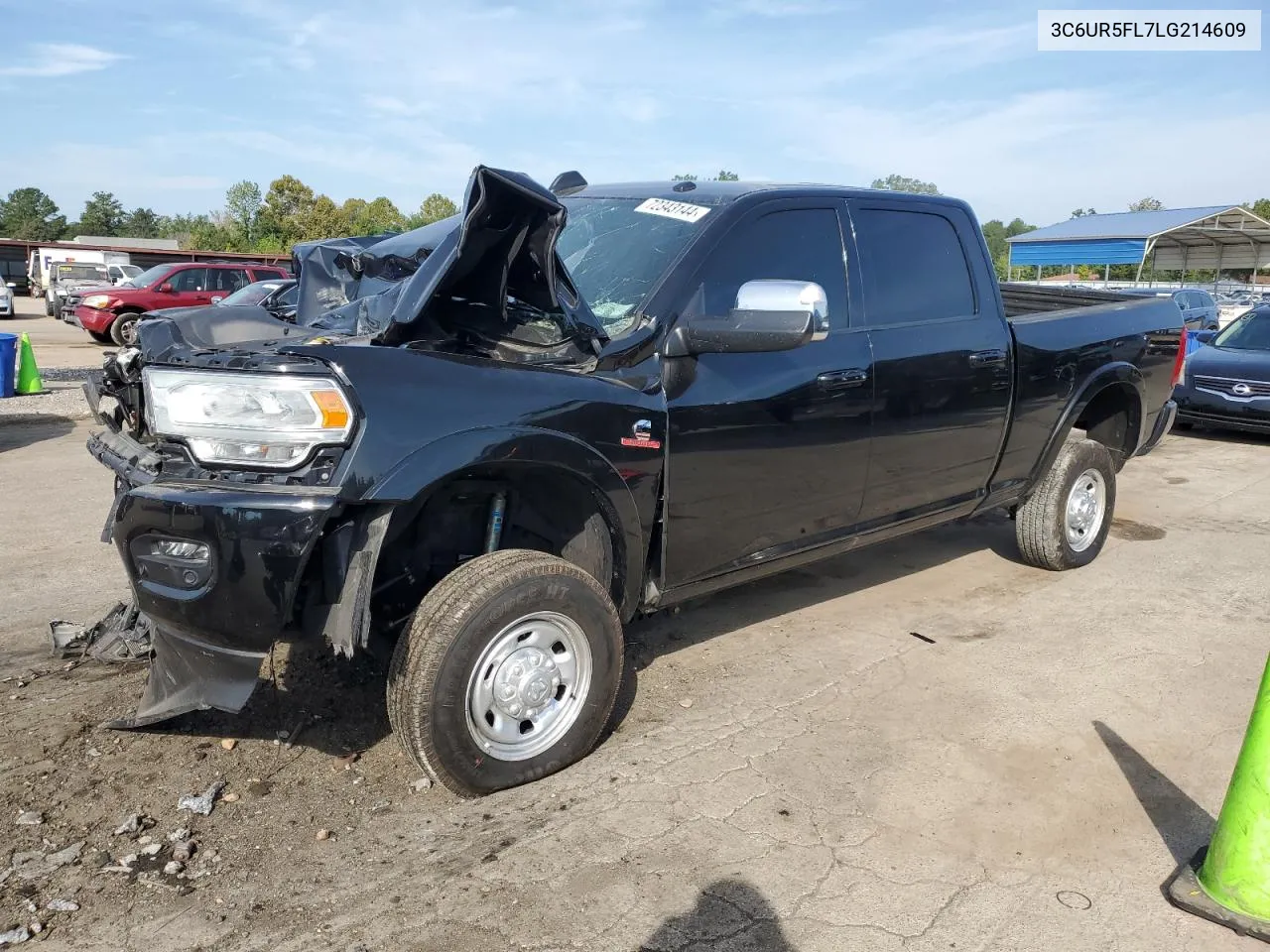 2020 Ram 2500 Laramie VIN: 3C6UR5FL7LG214609 Lot: 72343144