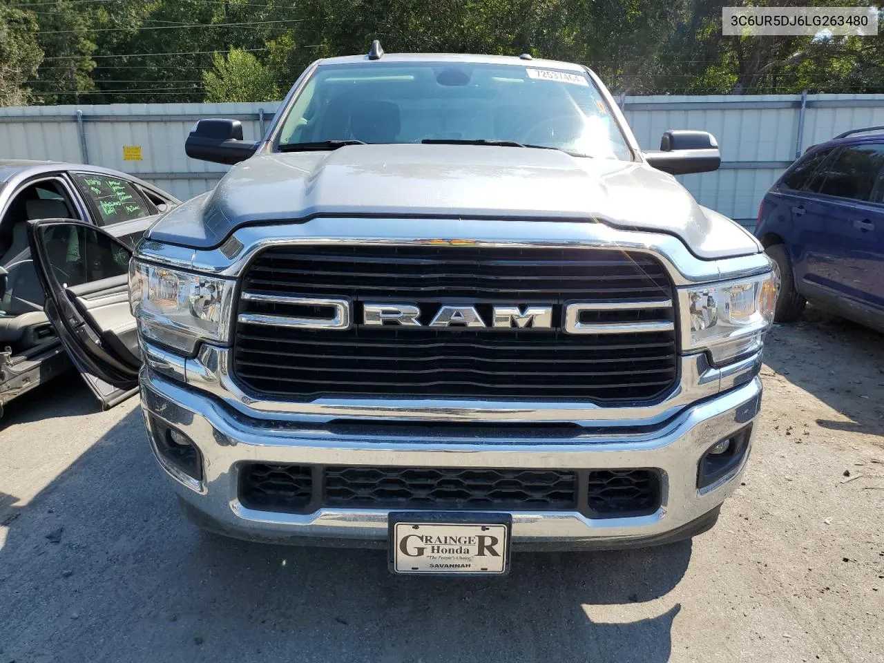 2020 Ram 2500 Big Horn VIN: 3C6UR5DJ6LG263480 Lot: 72537464