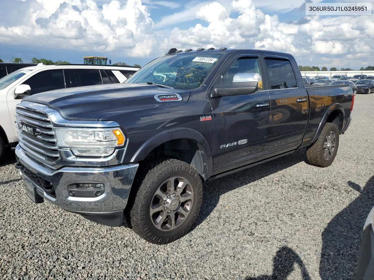 2020 Ram 2500 Longhorn VIN: 3C6UR5GJ1LG245951 Lot: 73857234