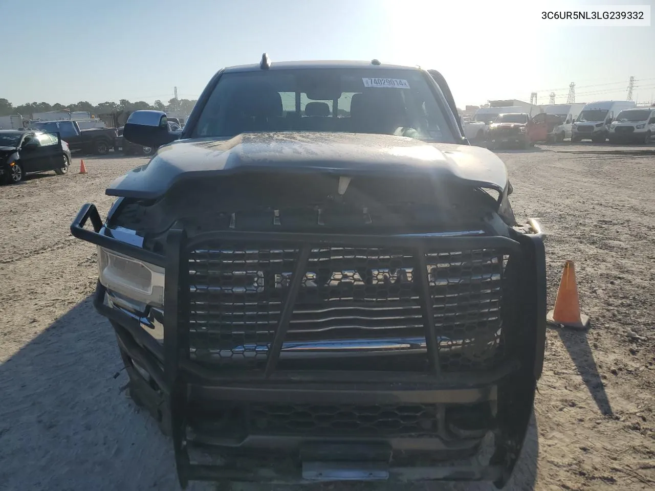 2020 Ram 2500 Laramie VIN: 3C6UR5NL3LG239332 Lot: 74029014