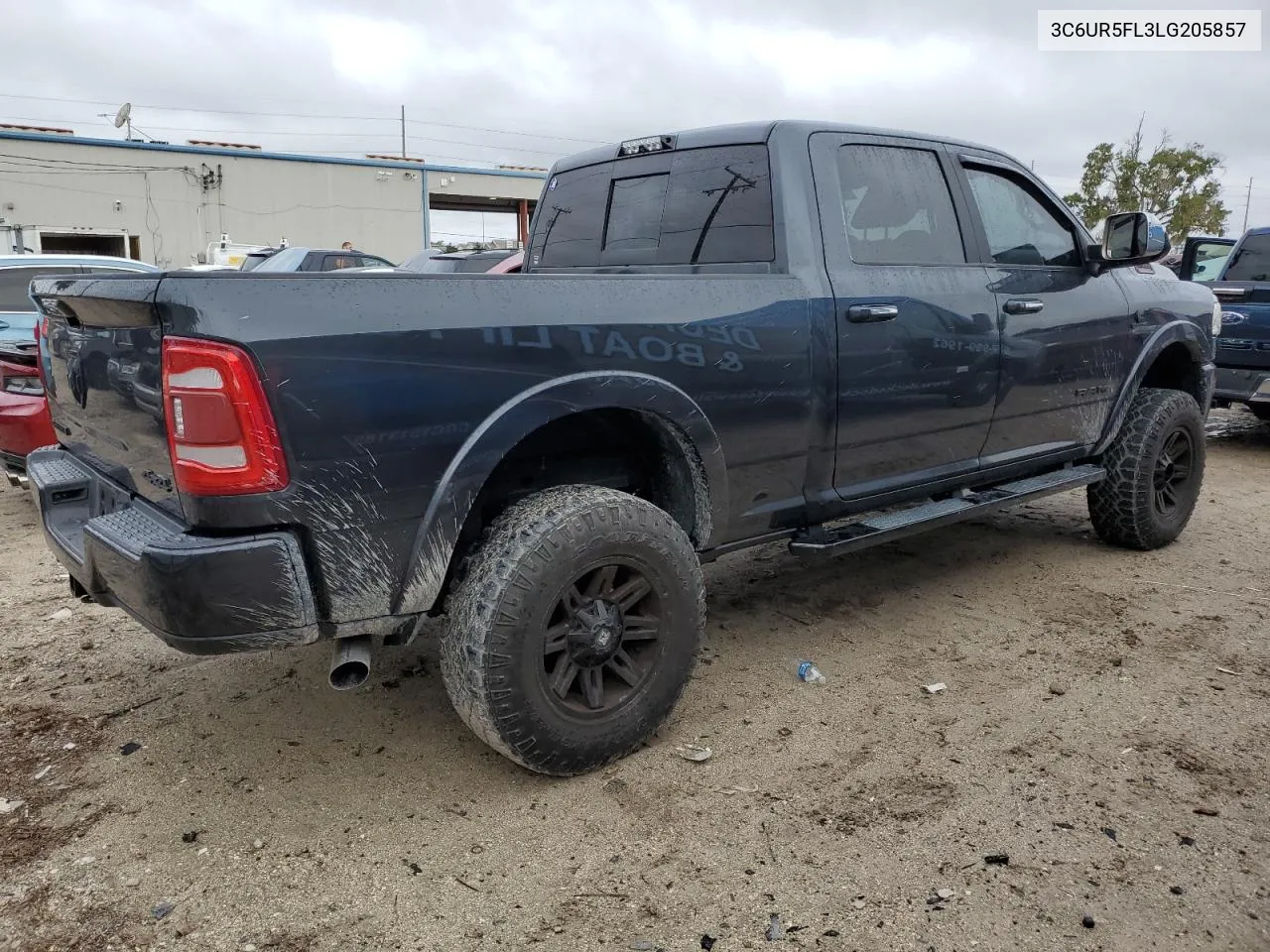 2020 Ram 2500 Laramie VIN: 3C6UR5FL3LG205857 Lot: 75088974