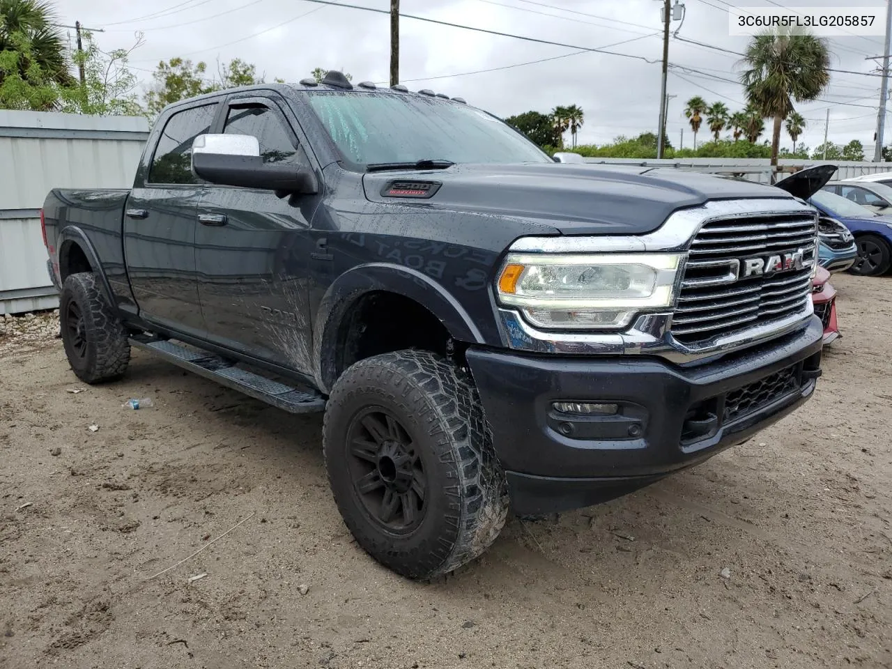 2020 Ram 2500 Laramie VIN: 3C6UR5FL3LG205857 Lot: 75088974