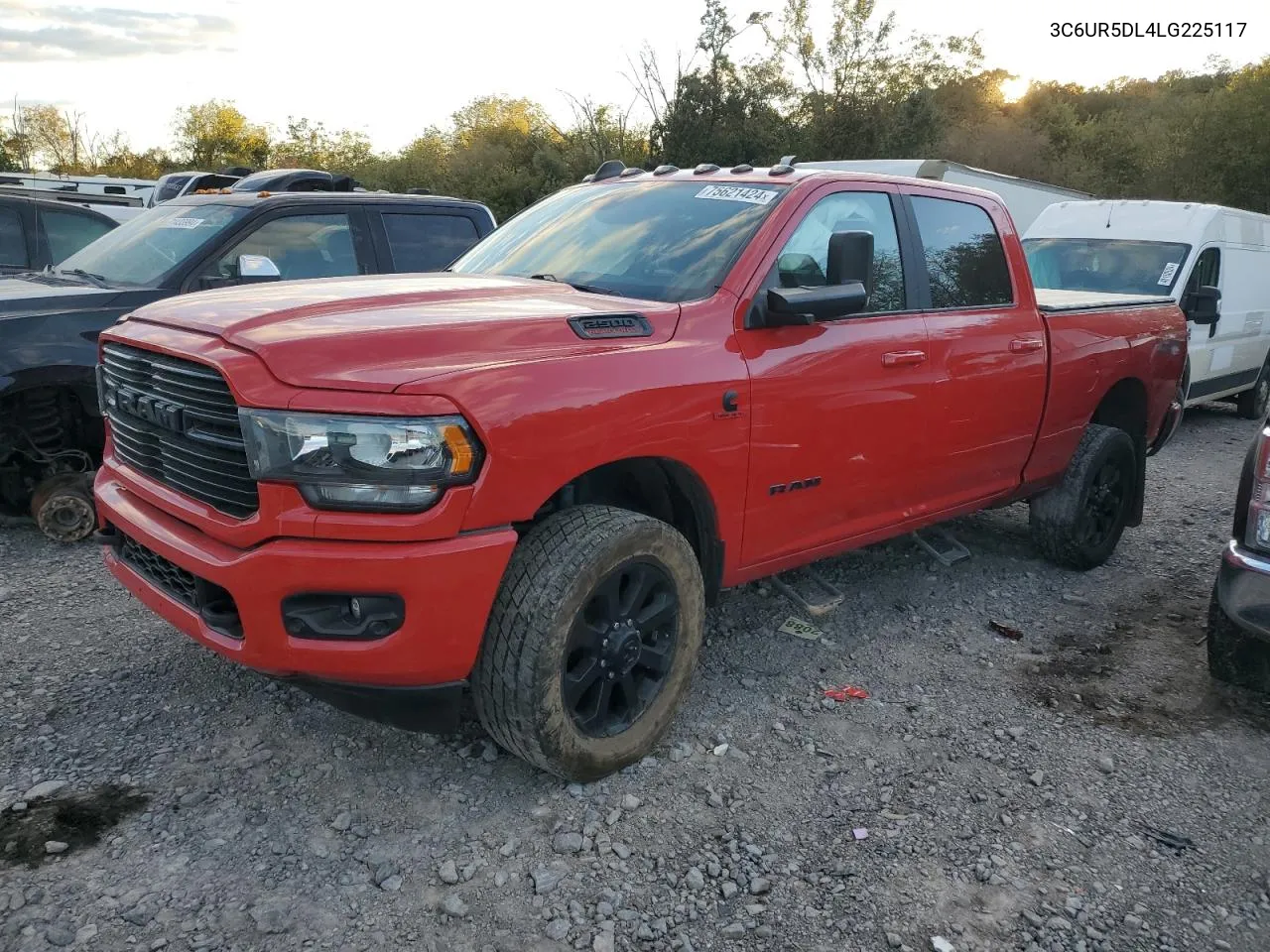 2020 Ram 2500 Big Horn VIN: 3C6UR5DL4LG225117 Lot: 75621424