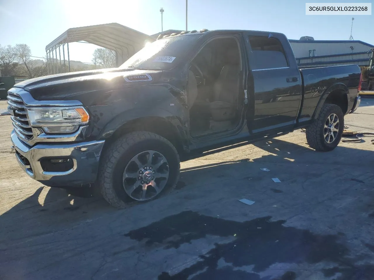 2020 Ram 2500 Longhorn VIN: 3C6UR5GLXLG223268 Lot: 76683674