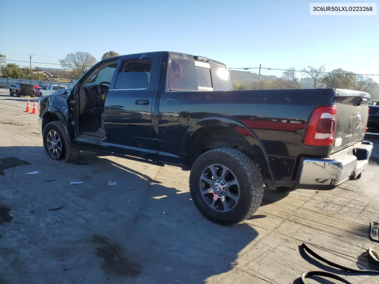 2020 Ram 2500 Longhorn VIN: 3C6UR5GLXLG223268 Lot: 76683674