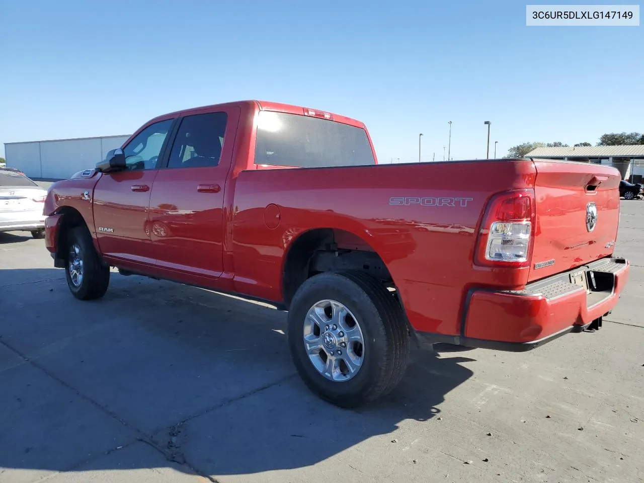 2020 Ram 2500 Big Horn VIN: 3C6UR5DLXLG147149 Lot: 76819184