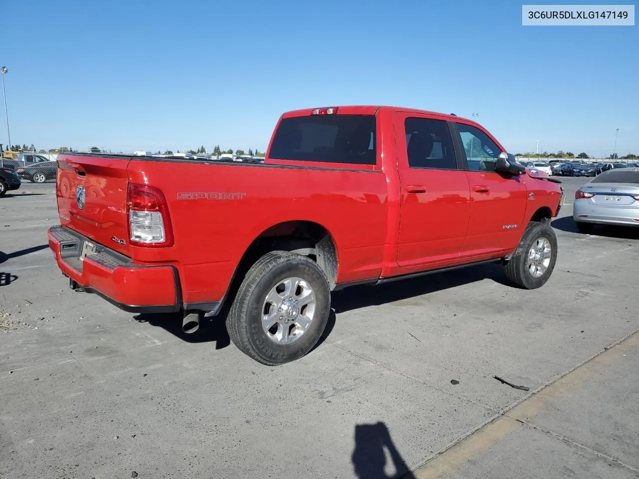 2020 Ram 2500 Big Horn VIN: 3C6UR5DLXLG147149 Lot: 76819184