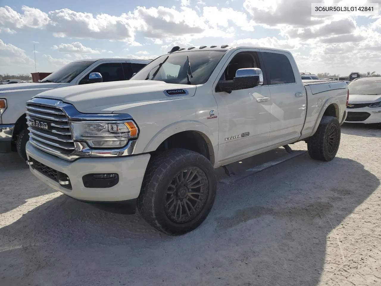 2020 Ram 2500 Longhorn VIN: 3C6UR5GL3LG142841 Lot: 77254264