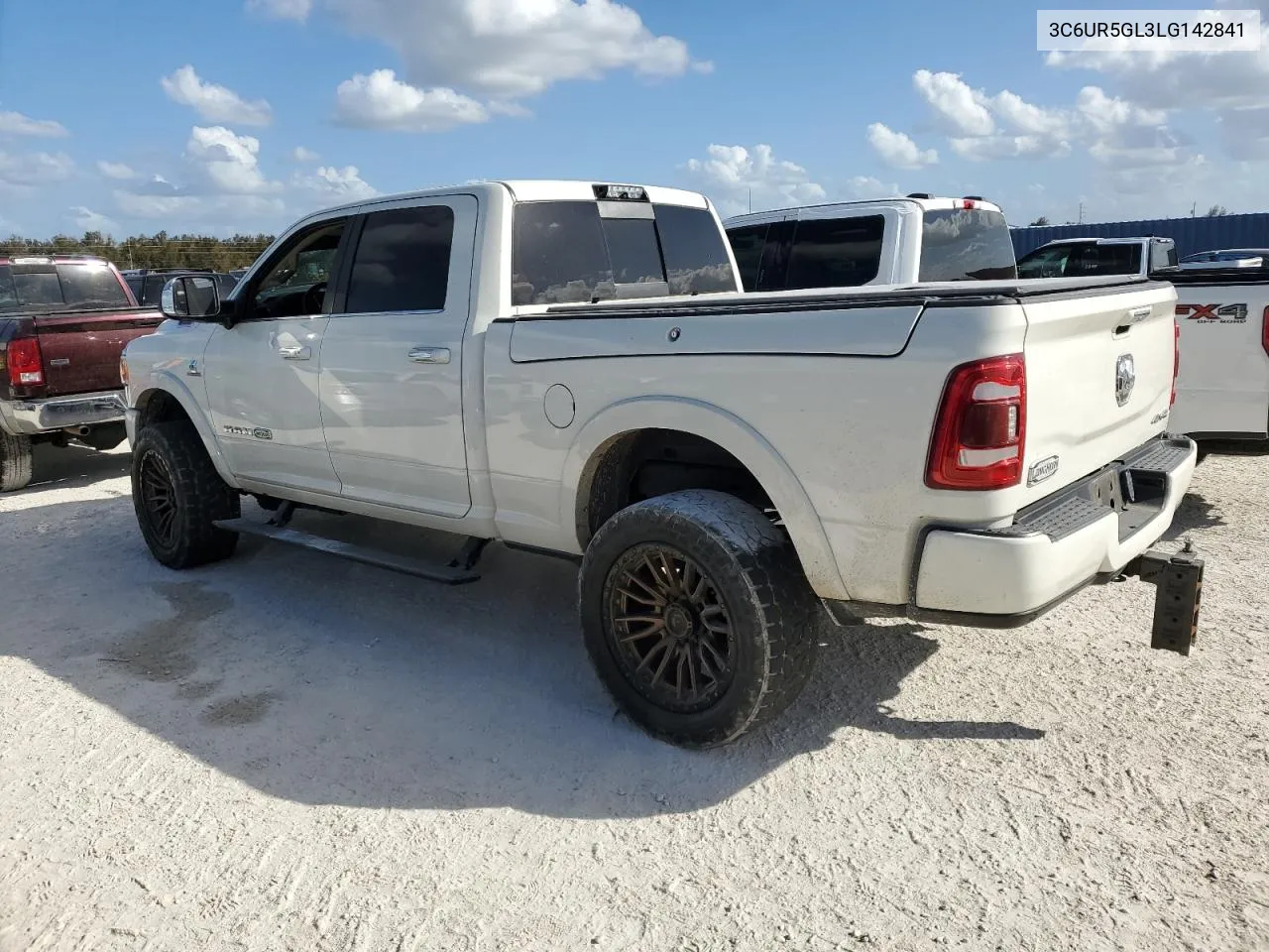 2020 Ram 2500 Longhorn VIN: 3C6UR5GL3LG142841 Lot: 77254264