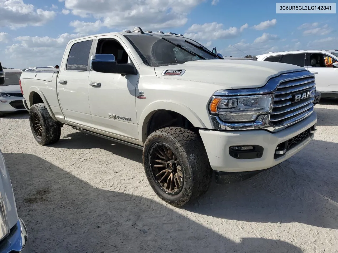 2020 Ram 2500 Longhorn VIN: 3C6UR5GL3LG142841 Lot: 77254264