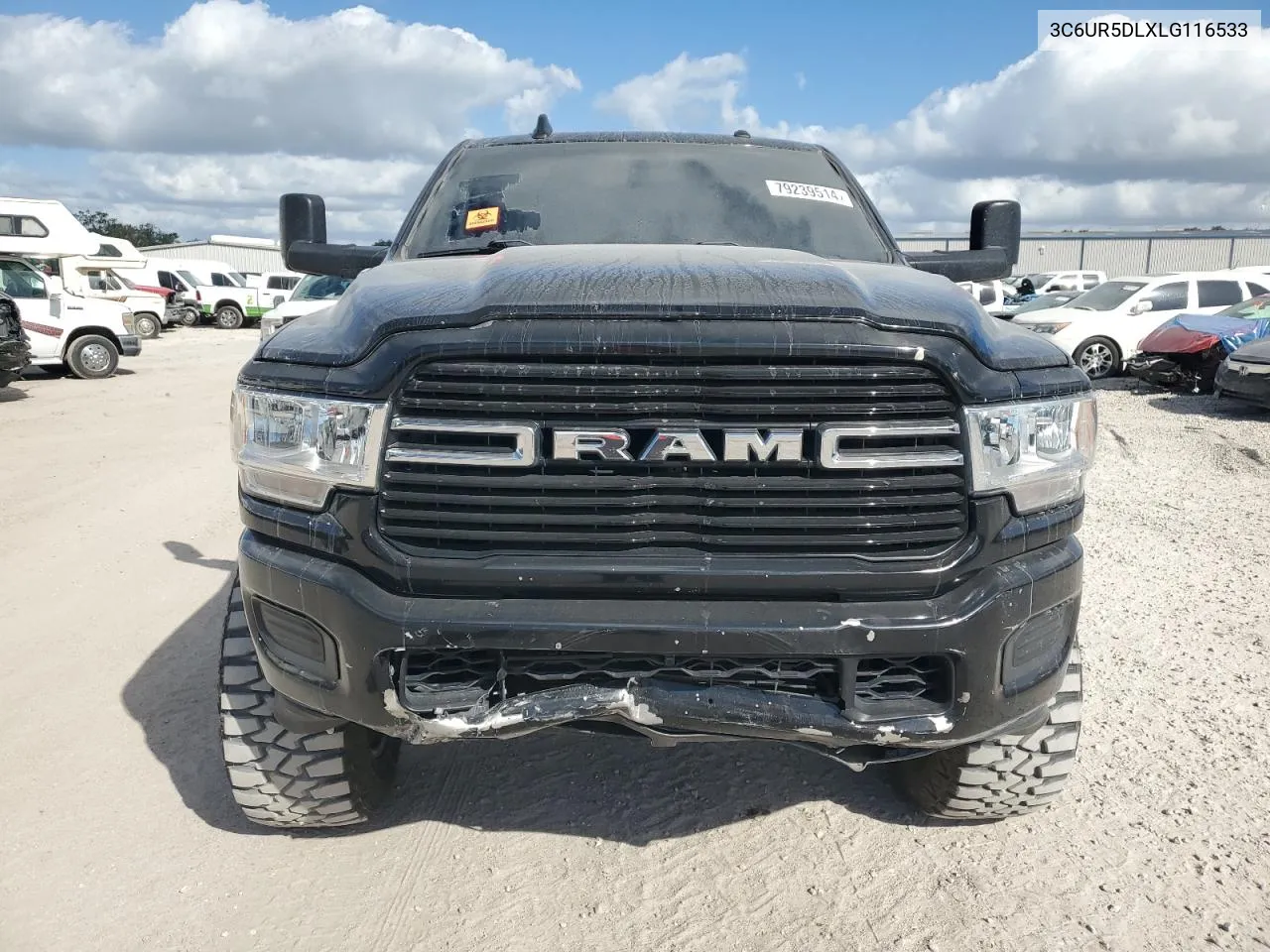 2020 Ram 2500 Big Horn VIN: 3C6UR5DLXLG116533 Lot: 79239514