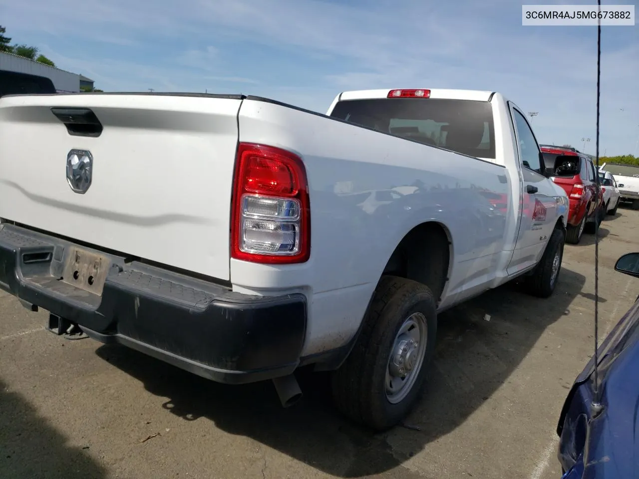 2021 Ram 2500 Tradesman VIN: 3C6MR4AJ5MG673882 Lot: 50103884